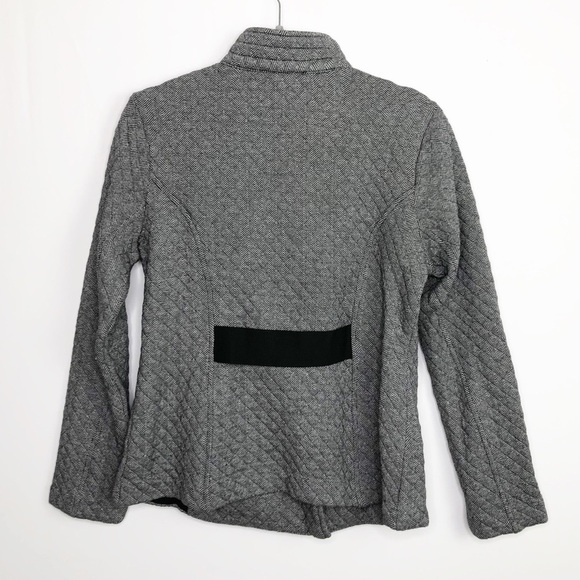 CABI herringbone quilted Moto jacket - Picture 7 of 12